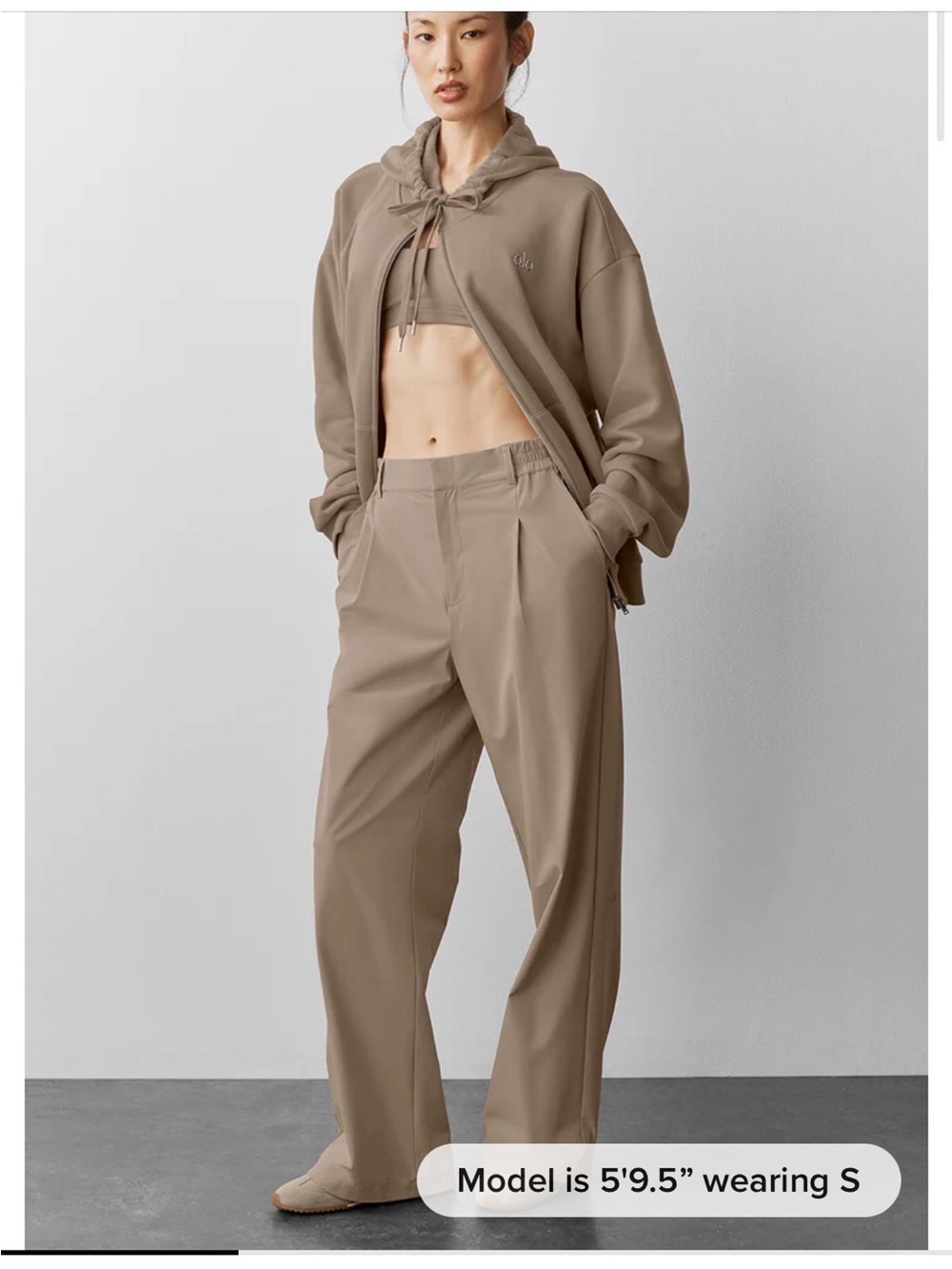 ALO High-Waist Pursuit Trouser (Regular) XS